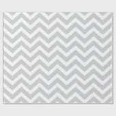 グレーチェックのウェディング・バースデー V1 ラッピングペーパー (フラット)