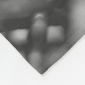 グレーチェーンリンクフェンス フリースブランケット (角)