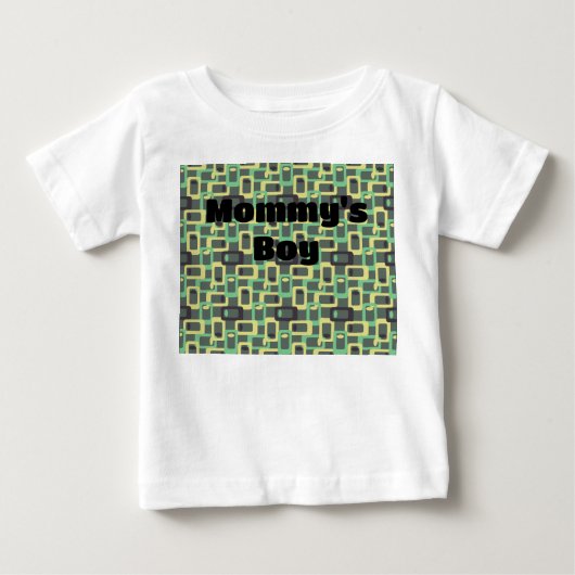 グレーチェーンリンク ベビーTシャツ (正面)