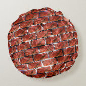 グレーチングまたはブリック効果に赤い気泡が生じるのか？メタリック ラウンドクッション (裏面)