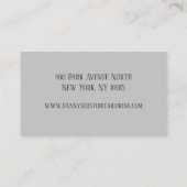 グレーテイラー裁縫マシン名刺 名刺 (裏面)