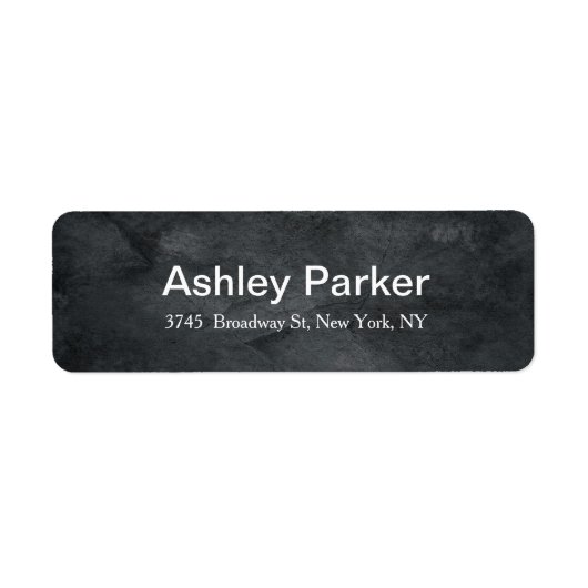 グレーテクスチモダンャエレガントスタイリッシュトレンディー ラベル (正面)