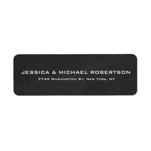 グレーテクスチャプレーンエレガントトレンディーファモダンミリ ラベル (正面)