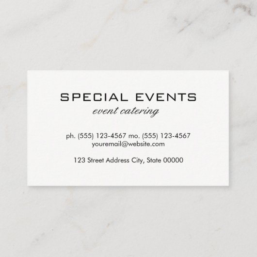 グレーテクスチャ |メタリック金ゴールド 名刺 (裏面)