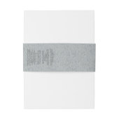 グレーテクスフェイクチャ紙スタイルソープベリーバンド 招待状ベリーバンド (裏面例)