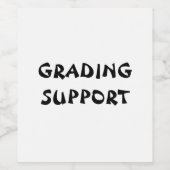グレーディングのサポート ワインラベル (シングルラベル)