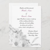 グレーデイジー招待状 招待状 (正面/裏面)