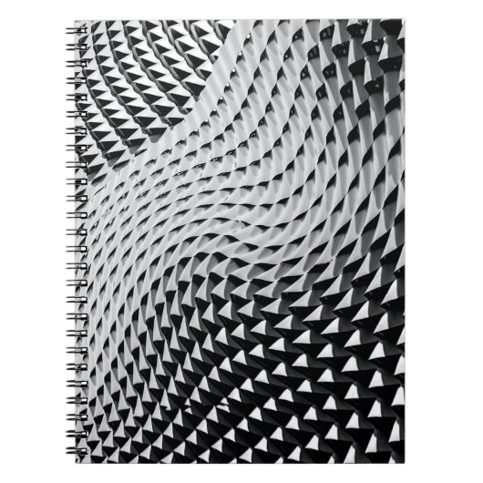 グレーデジタル壁紙 ノートブック (正面)