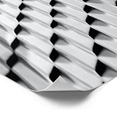 グレーデジタル壁紙 ポスター (角)