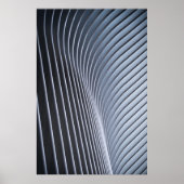 グレーデジタル壁紙 ポスター (正面)