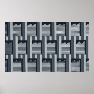 グレーデジタル壁紙 ポスター