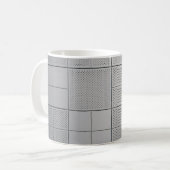 グレーデジタル コーヒーマグカップ (正面左)