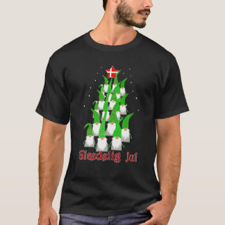 グレーデリグ・ジュル・デンマークの星のクリスマスツリー Tシャツ