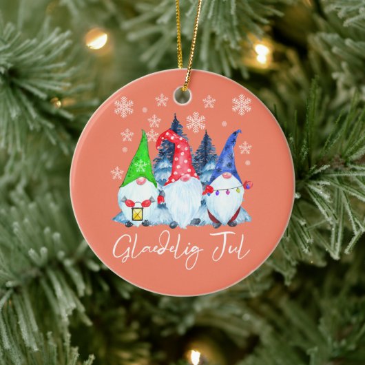 グレーデリジュルノルディック格言トムテニセデンマーク セラミックオーナメント (ツリー)