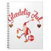 グレーデリ7月デンマークのメリークリスマスデンマークのニッセ ノートブック (正面)