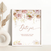 グレーデン日付の夜アイディア。ボホ秋日付jarブライダル ポスター