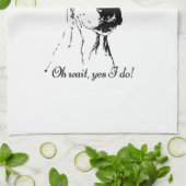 グレートおもしろいダネドッグ引用文 キッチンタオル (折り畳み)