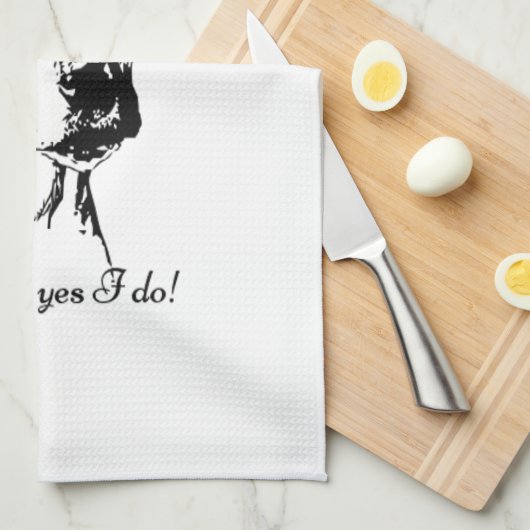 グレートおもしろいダネドッグ引用文 キッチンタオル (四つ折り)