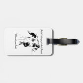 グレートおもしろいダネドッグ引用文 ラゲッジタグ (裏面横)