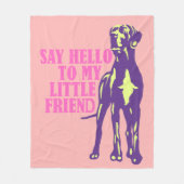 グレートおもしろいダン フリースブランケット (正面)