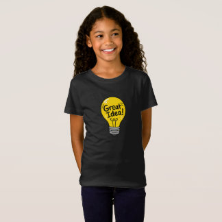グレートアイデア電球キッズTシャツ Tシャツ