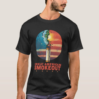 グレートアメリカンスモークアウト 禁煙啓発活動 Tシャツ