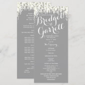 グレートゥインクルライト結婚式 プログラム (正面/裏面)