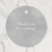 グレートゥインクルリトルスターベビーシャワー誕生日 フェイバータグ (裏面)