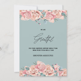 グレートエレガントなスクリプトのビジネスロゴホリデーカード シーズンカード