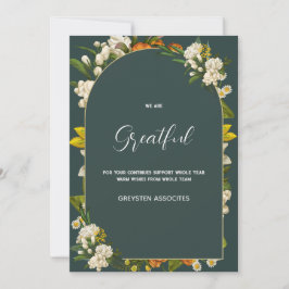 グレートエレガントなスクリプトのビジネスロゴホリデーカード シーズンカード