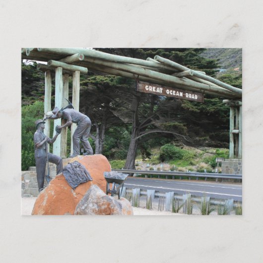 グレートオーシャンロード記念碑 ポストカード (正面)