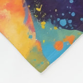 グレートカラフルダン フリースブランケット (角)