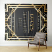 グレートギャツビーパーティーウェディングフォトブース背景 タペストリー (インサイチュ(横))