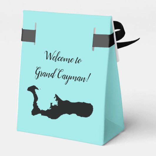 グレートケイマン島ウェディングウェルカムマップギフトボックス フェイバーボックス (裏面サイド)
