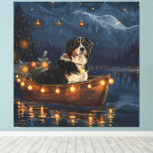 グレートスイスマウンテン クリスマス フェスティブ ヴォヤージ キャンバスプリント (インサイチュ (ウッドフロア))