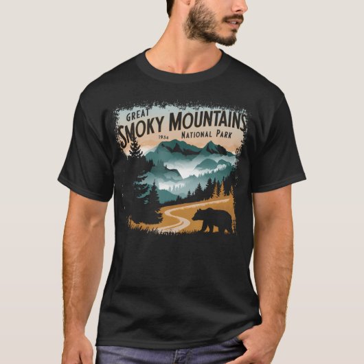 グレートスモーキー山脈国立公園 Tシャツ (正面)