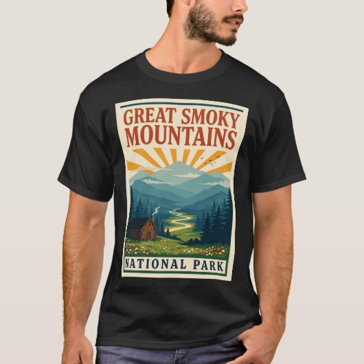 グレートスモーキー山脈国立公園 Tシャツ (正面)