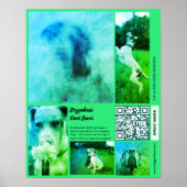 グレートダネケンネルプロモーションポスターテンプレート ポスター (正面)