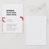 グレートダネスの分割 名刺 (正面/裏面)