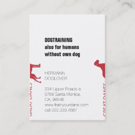 グレートダネスの分割 名刺