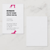 グレートダネスの分割 名刺 (正面/裏面)