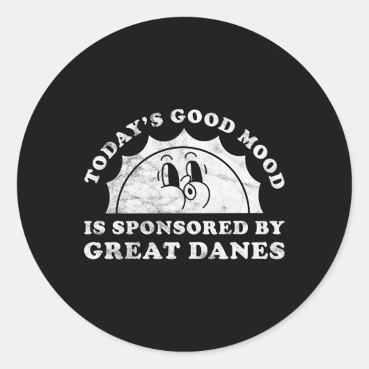 グレートダネスまたはグレートダーン ラウンドシール (正面)