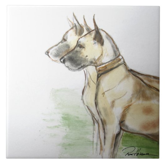 グレートダネス タイル (正面)