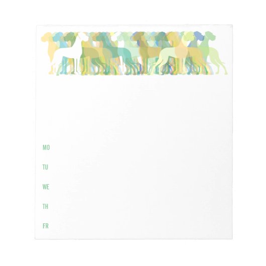 グレートダネス ノートパッド (正面)