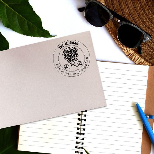 グレートダネドッグ差出人住所 ラバースタンプ