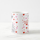 グレートダネハーレクインバレンタインデーキス コーヒーマグカップ (中央)