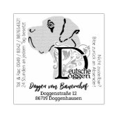 グレートダネビッググミステンペル ラバースタンプ (インプリント)