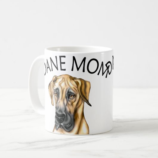 グレートダネマママファウンUC コーヒーマグカップ (正面左)