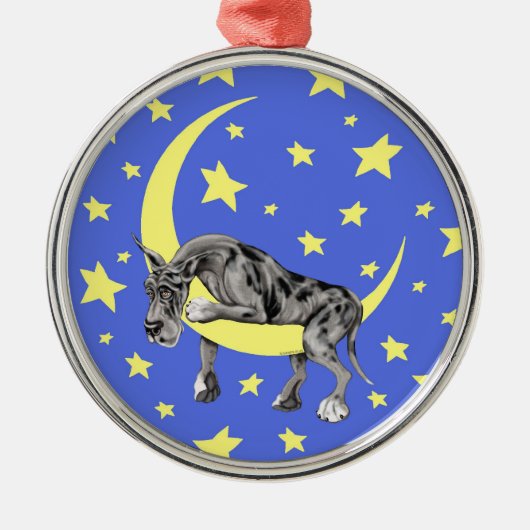 グレートダネメルルトゥインクル メタルオーナメント (正面)