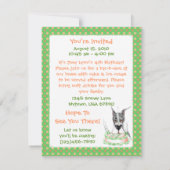 グレートダネメルレお誕生日ケーキ 招待状 (裏面)